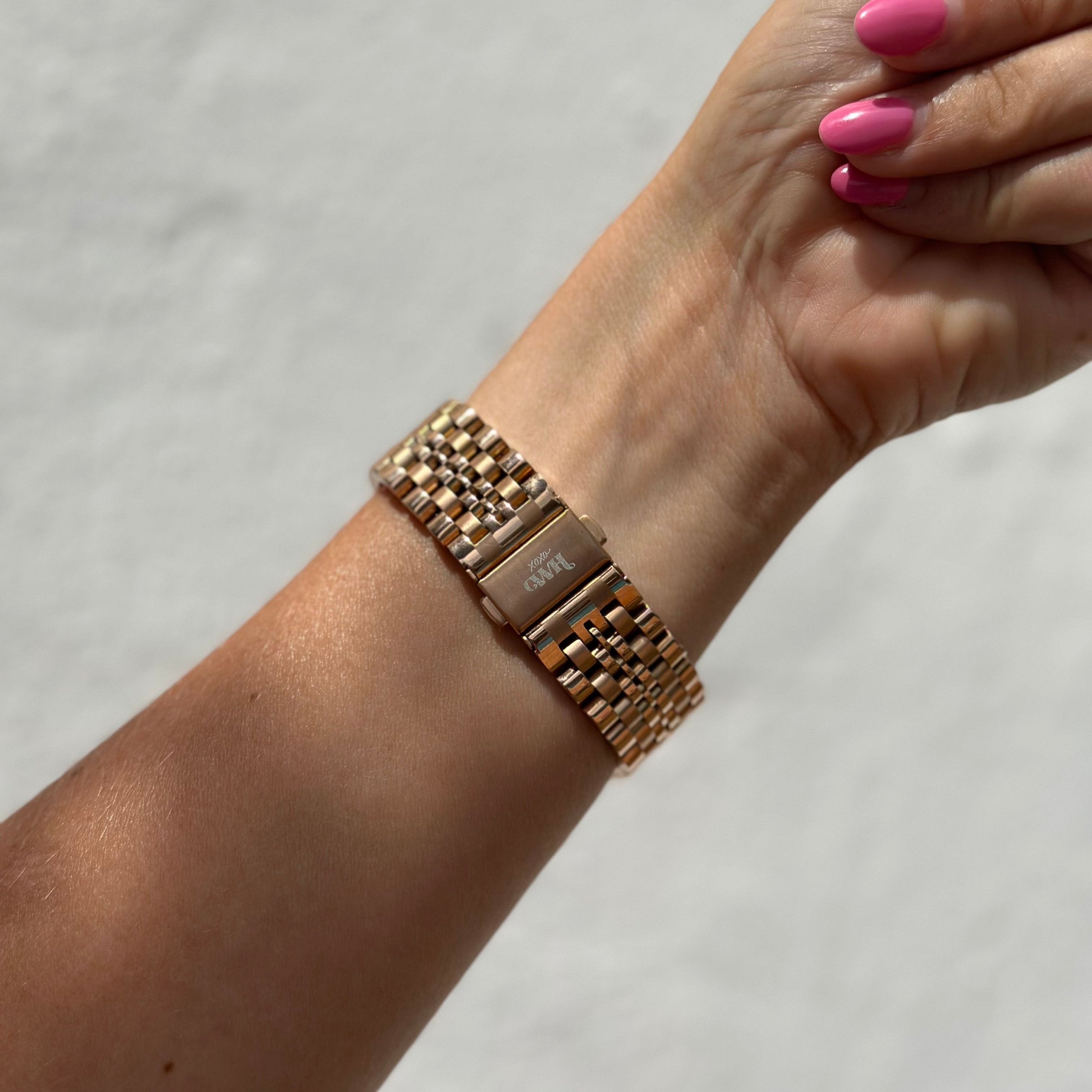 xoxo Wildhearts - Amazfit GTR 3 / GTR 3 Pro stalen bandje (rosé goud)