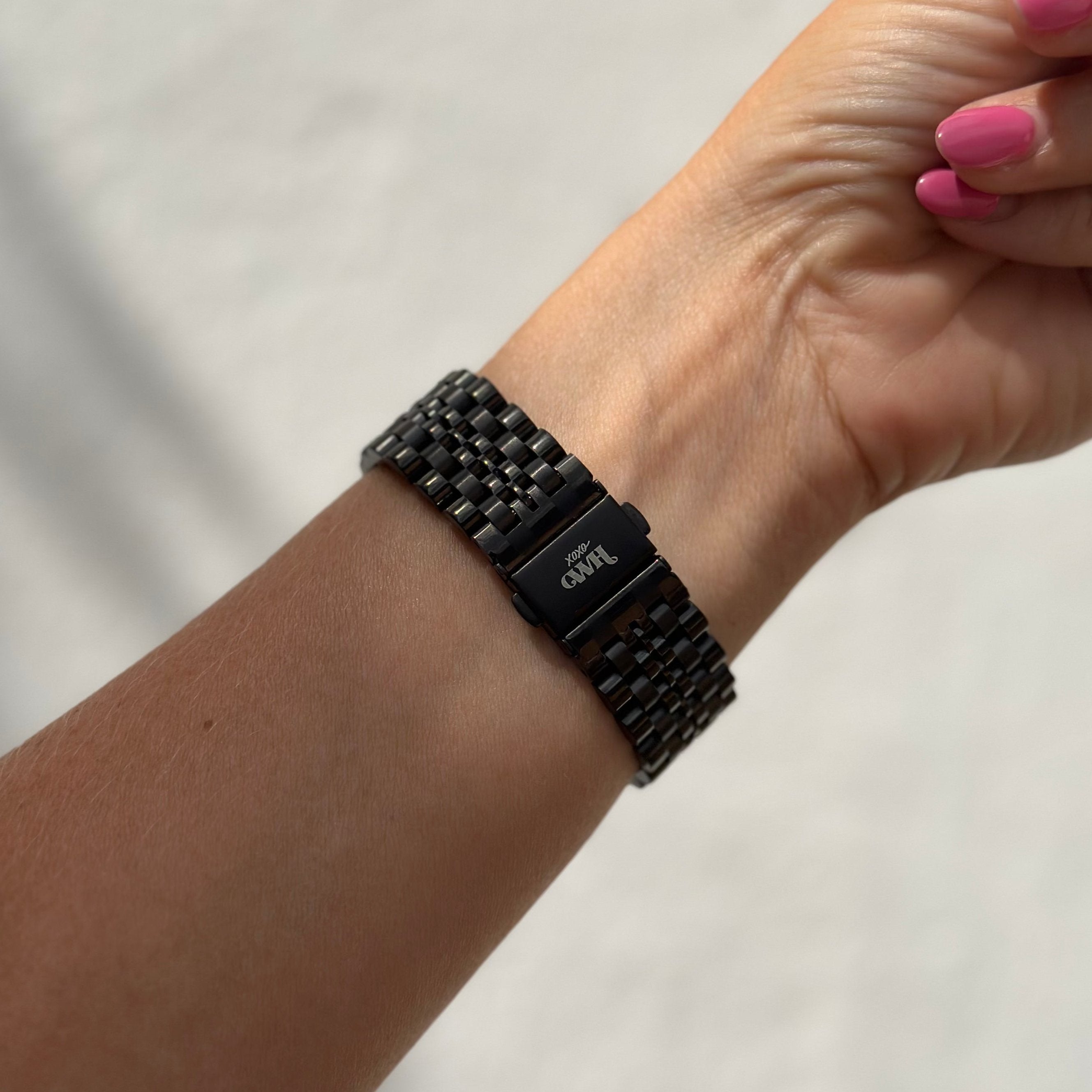 xoxo Wildhearts - Amazfit GTR 2 - 2e - 2 Sport - 2 Classic stalen bandje (zwart)