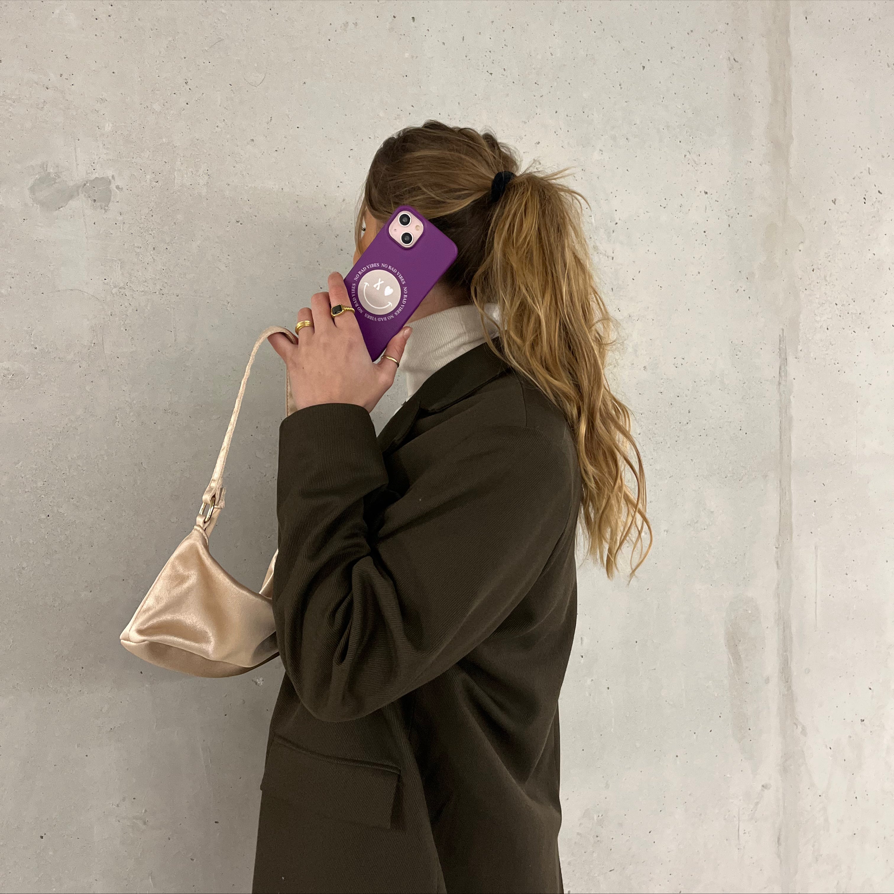 xoxo Wildhearts - No Bad Vibes Purple - iPhone X/XS