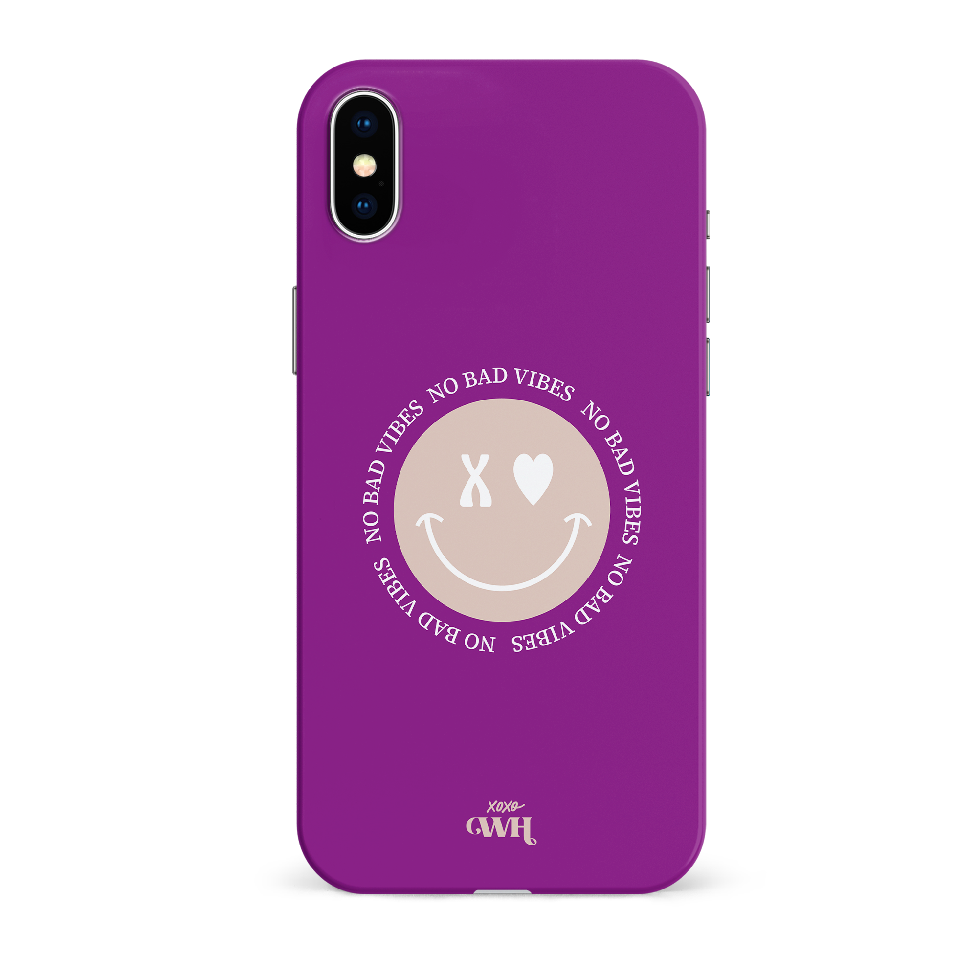 xoxo Wildhearts - No Bad Vibes Purple - iPhone X/XS