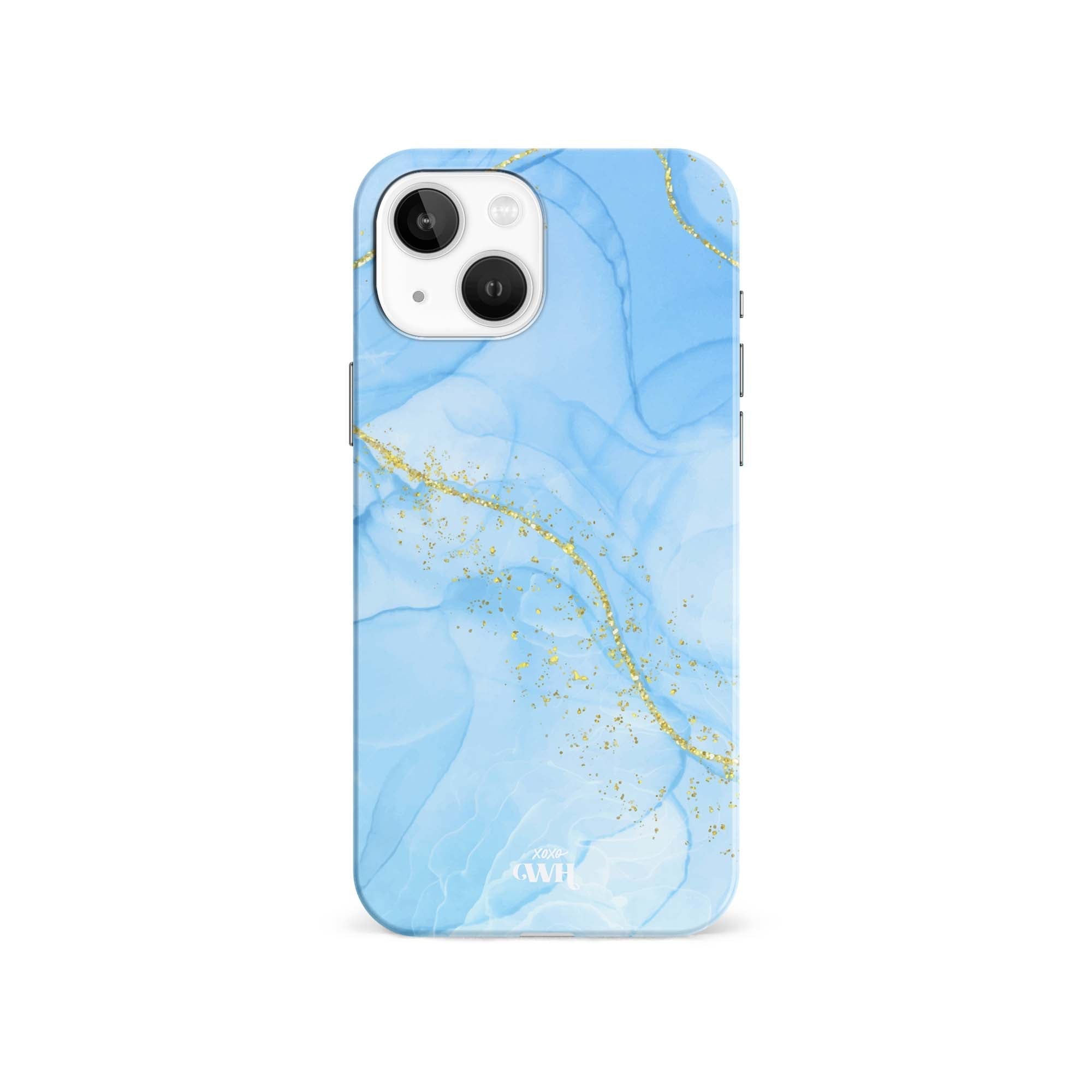 xoxo Wildhearts - Marble Blue - iPhone 14 Plus