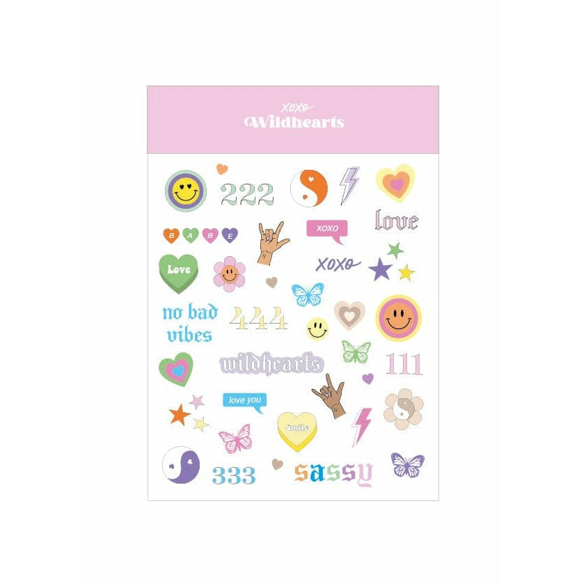 xoxo Wildhearts Sticker sheet Default Title