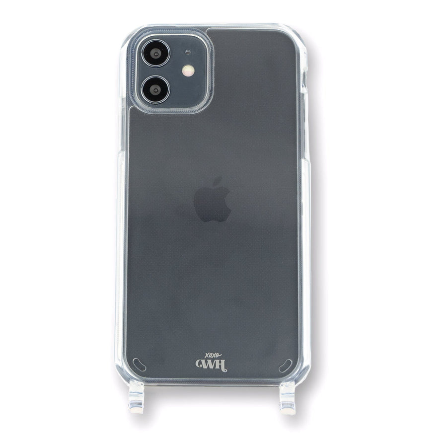 iPhone 12 - Phone Cord Case (no cord) Transparant Case