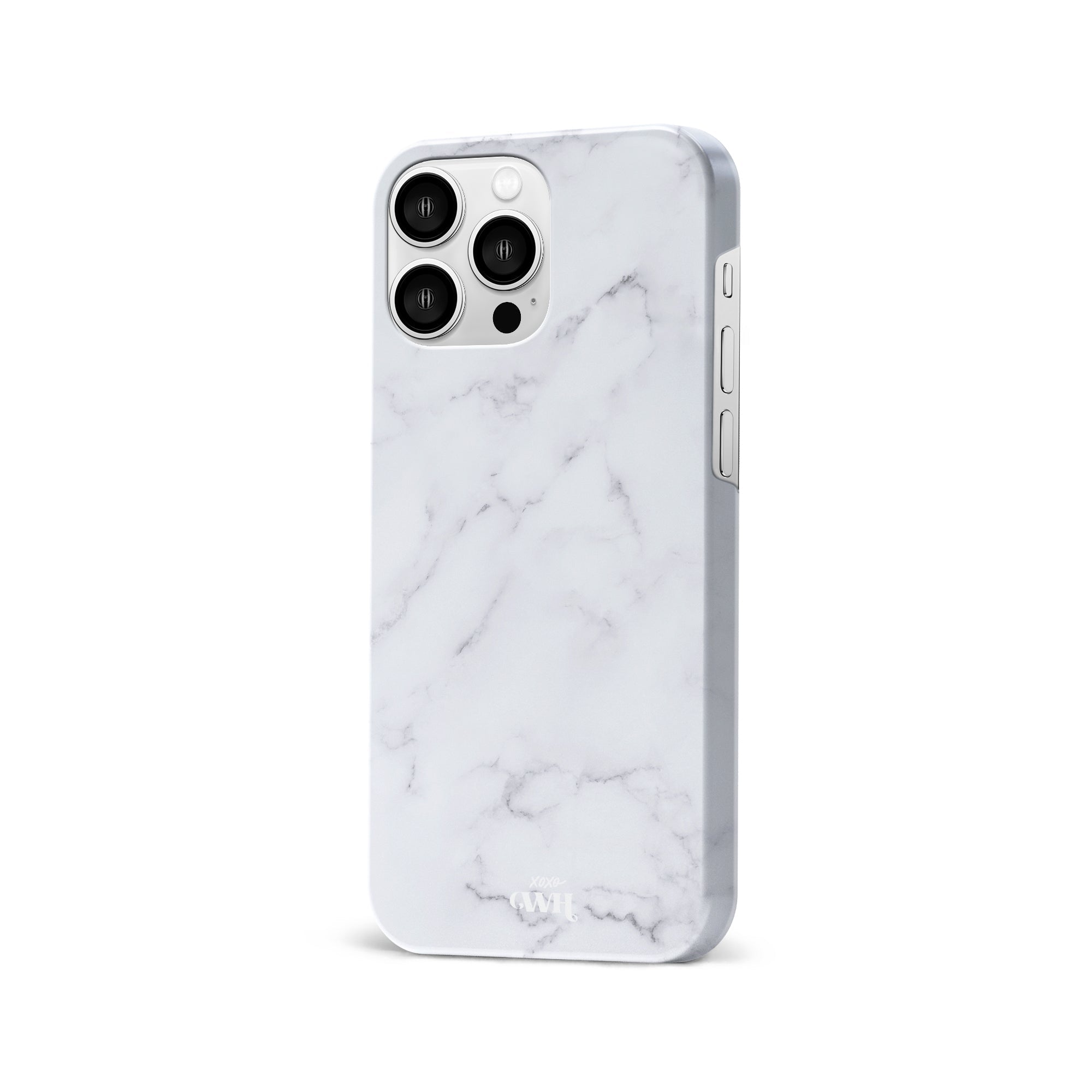 xoxo Wildhearts - Marble White Lies - iPhone 14 Pro