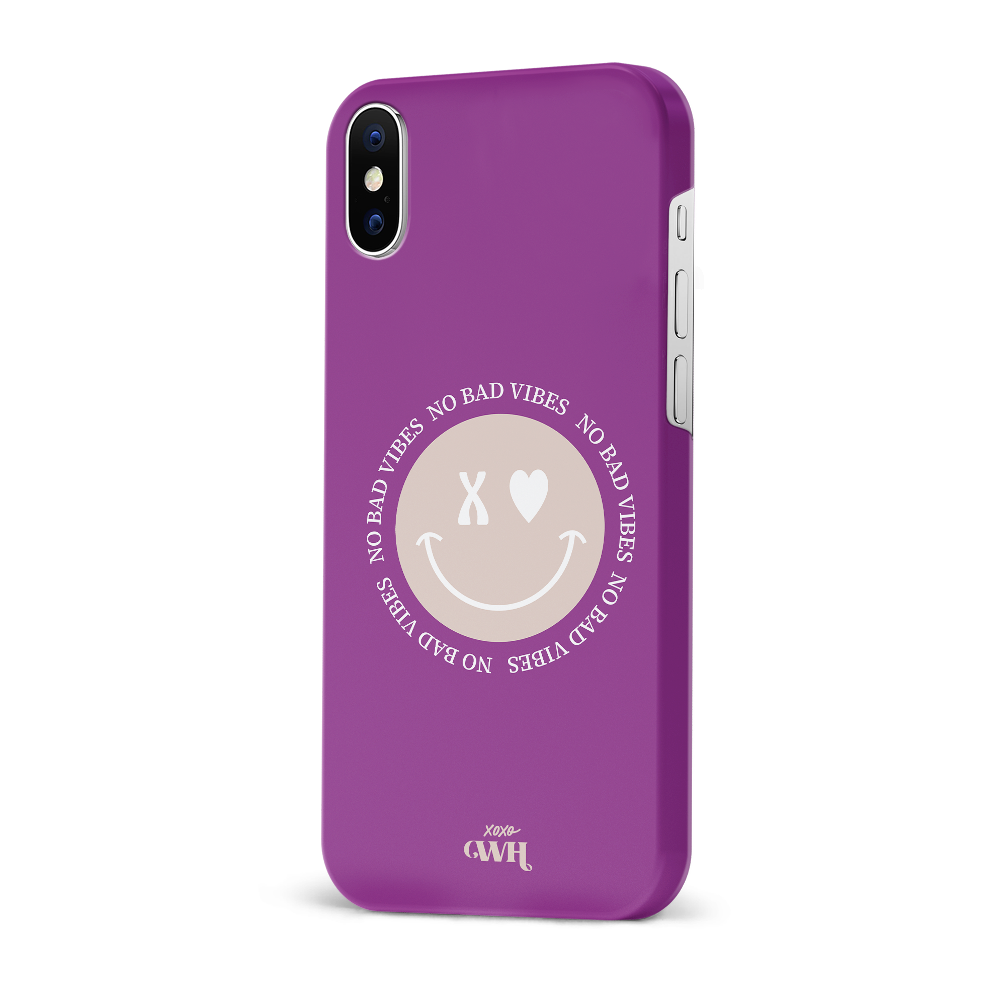 xoxo Wildhearts - No Bad Vibes Purple - iPhone X/XS