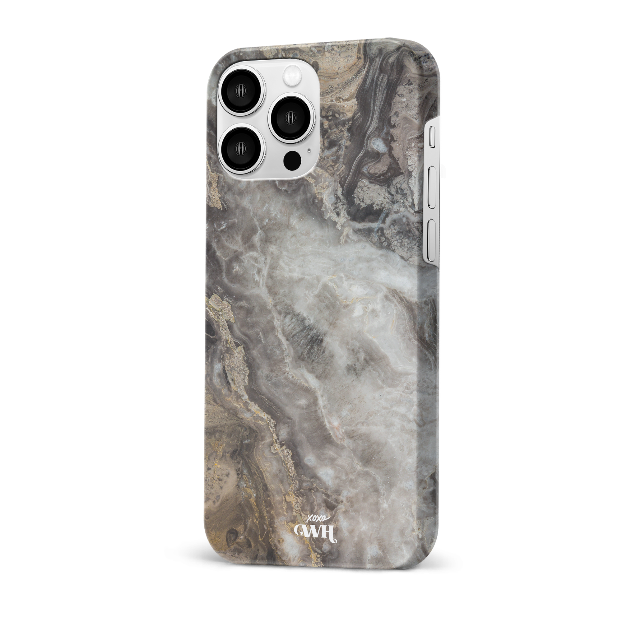 xoxo Wildhearts - Marble Grey River - iPhone 14 Pro Max