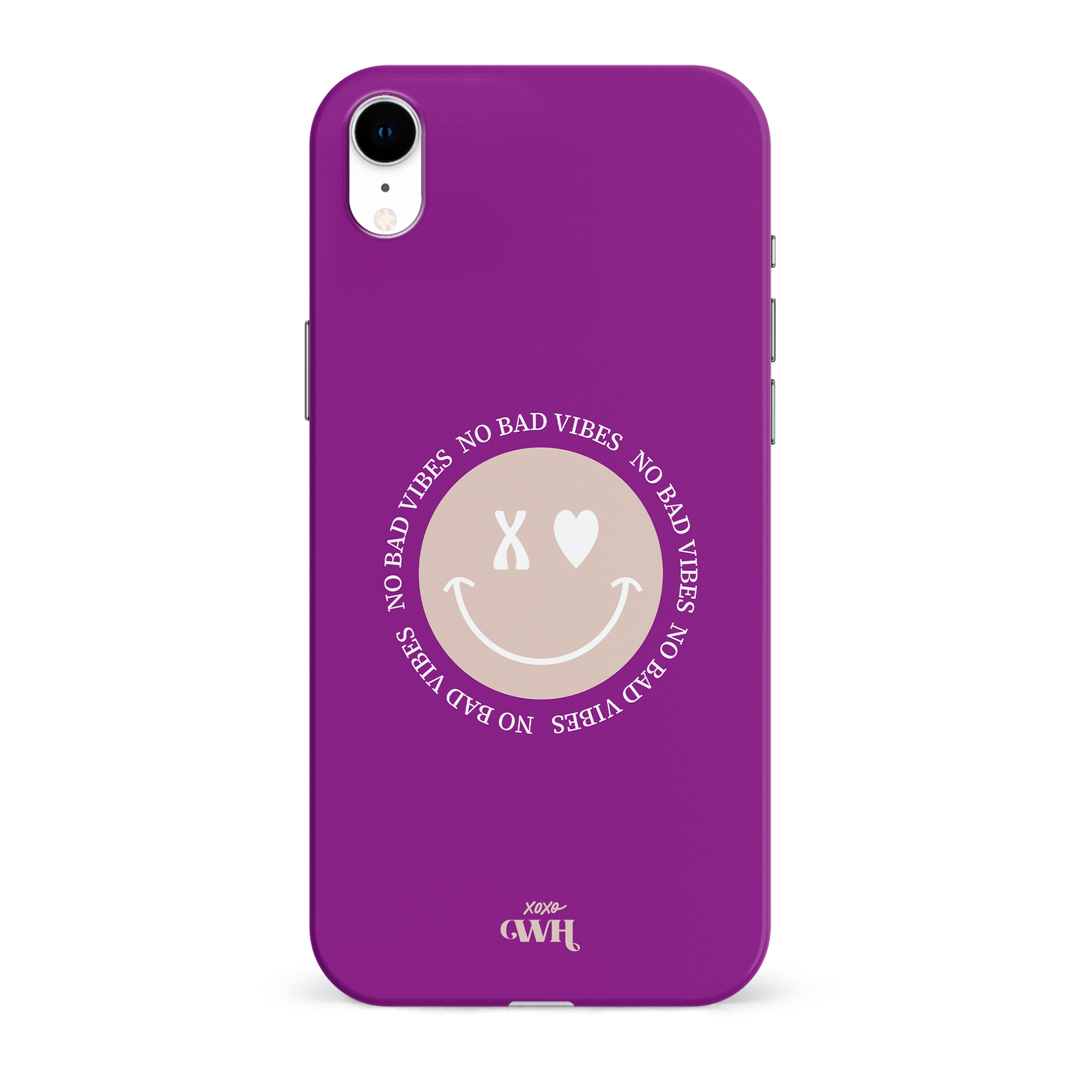 xoxo Wildhearts - No Bad Vibes Purple - iPhone XR