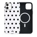 Polka Dots (White) MagSafe - Double Layer - iPhone 12