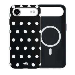 xoxo Wildhearts Polka Dots (Black) MagSafe - Double Layer - iPhone 17 Air