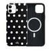 Polka Dots (Black) MagSafe - Double Layer - iPhone 12