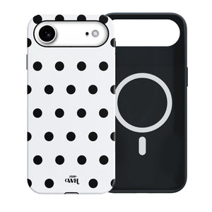 xoxo Wildhearts Polka Dots (White) MagSafe - Double Layer - iPhone 17 Air
