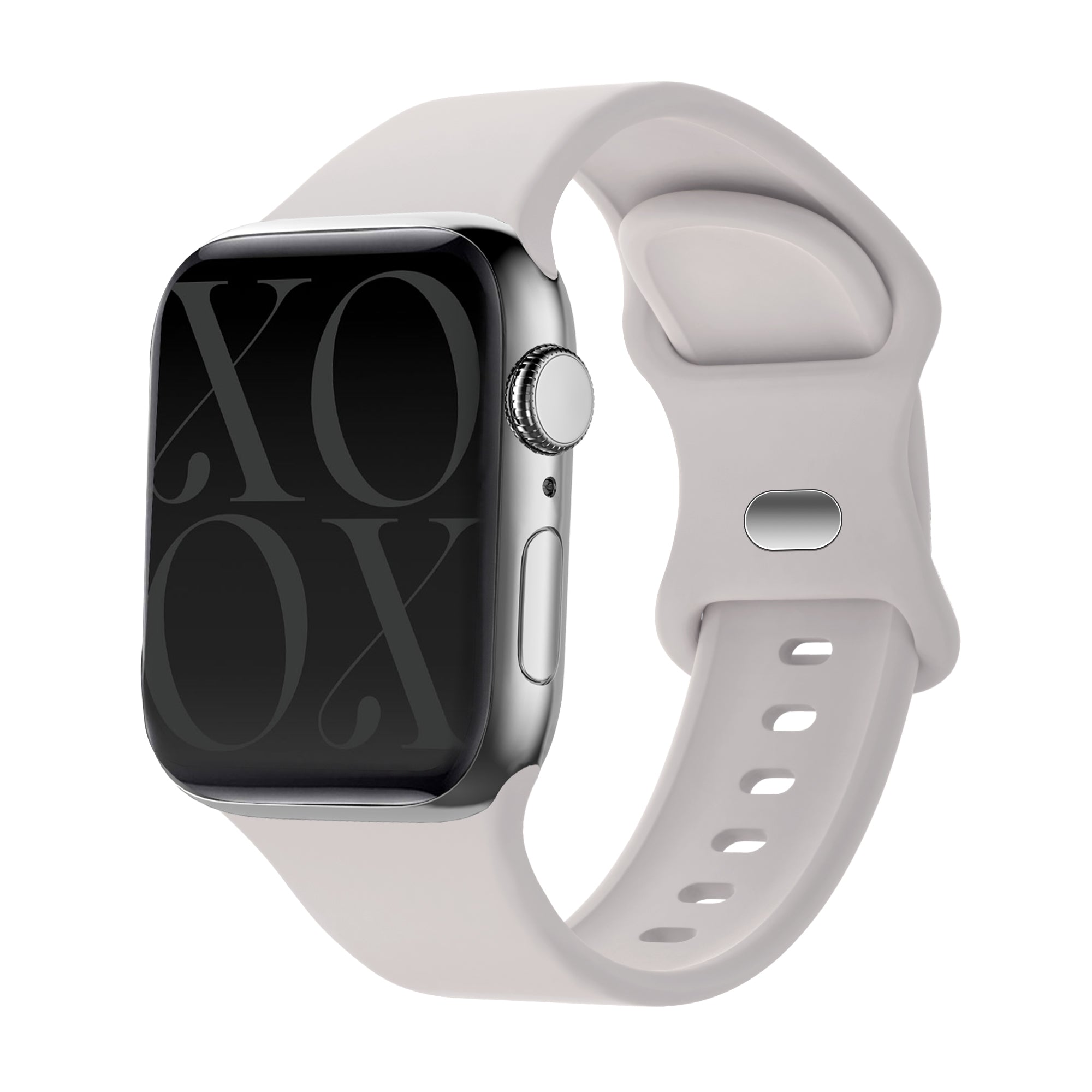 xoxo Wildhearts Apple Watch siliconen bandje (sterrenlicht)