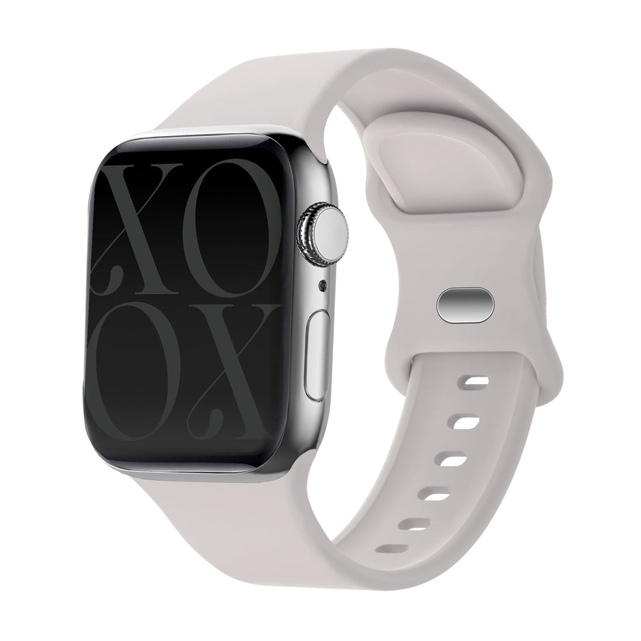 Apple Watch silicone strap starlight