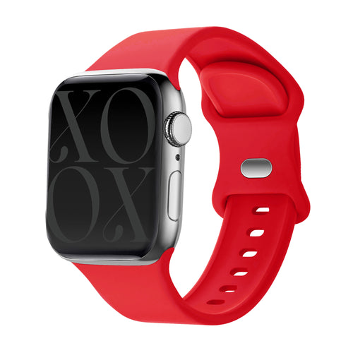 Bracelet silicone Apple Watch (rouge) - 38/40/41/42mm