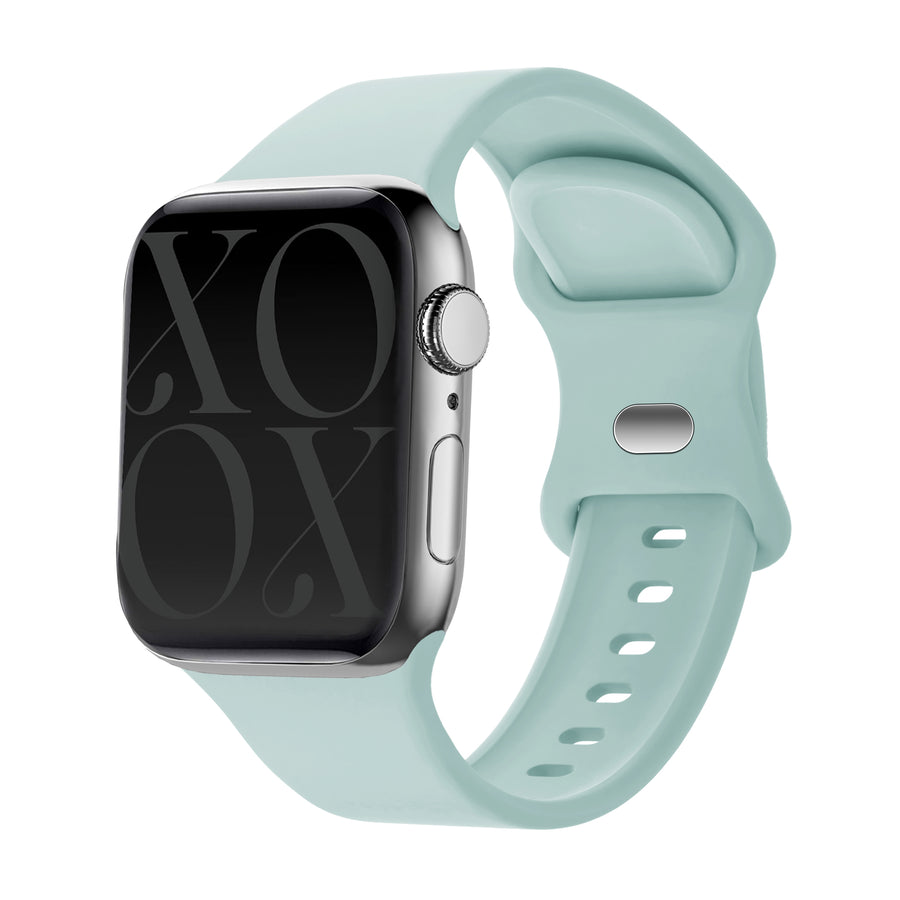 Apple Watch silicone strap mint