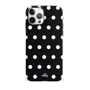 xoxo Wildhearts Polka Dots (Black) - iPhone 12 Pro