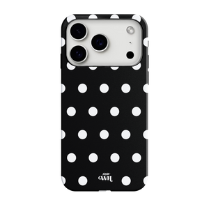 xoxo Wildhearts Polka Dots (Black) MagSafe - Double Layer - iPhone 17 Pro