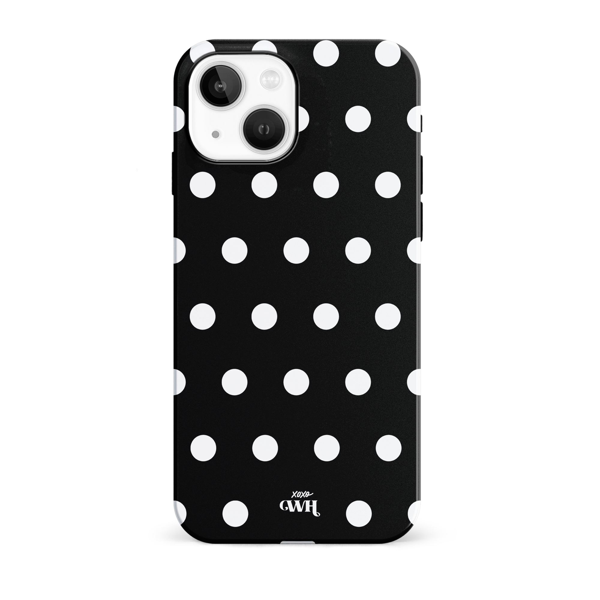 xoxo Wildhearts Polka Dots (Black) - iPhone 13