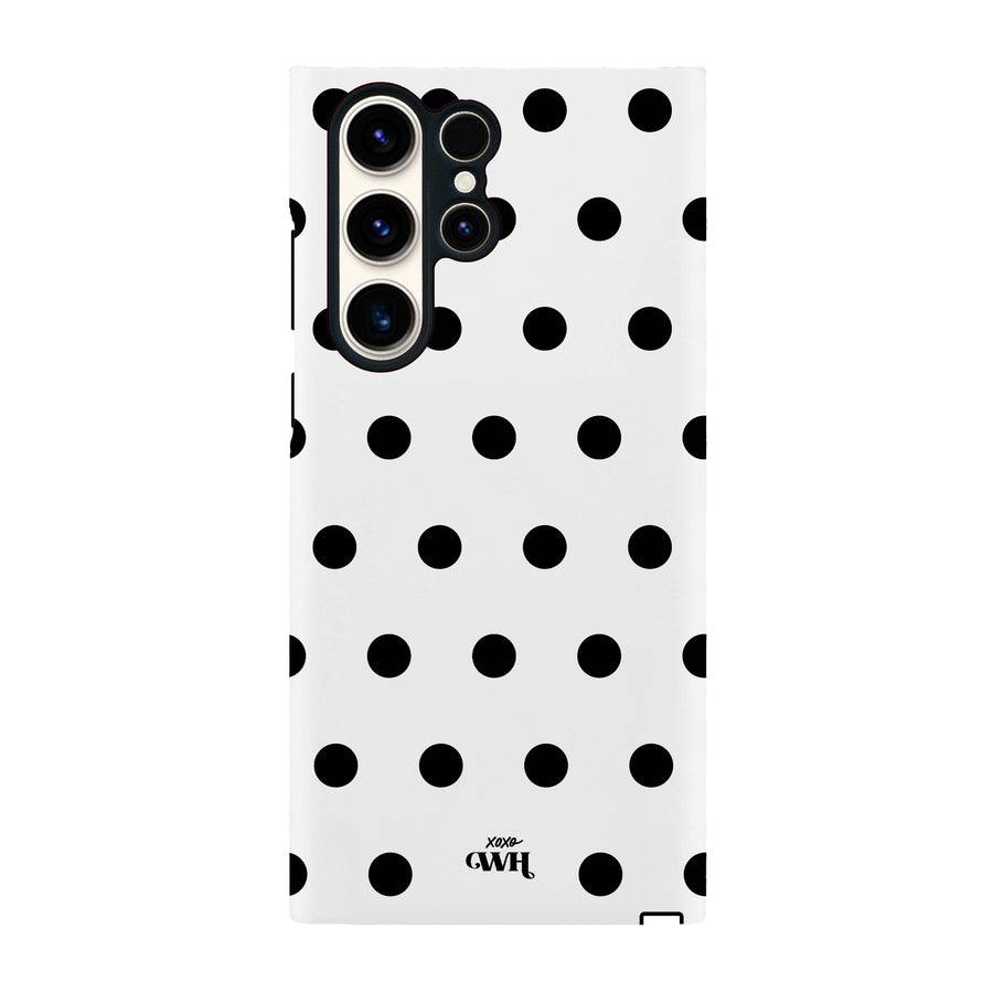 Polka Dots (White) - Samsung Galaxy S23