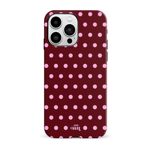 xoxo Wildhearts Polka Dots (Burgundy)
