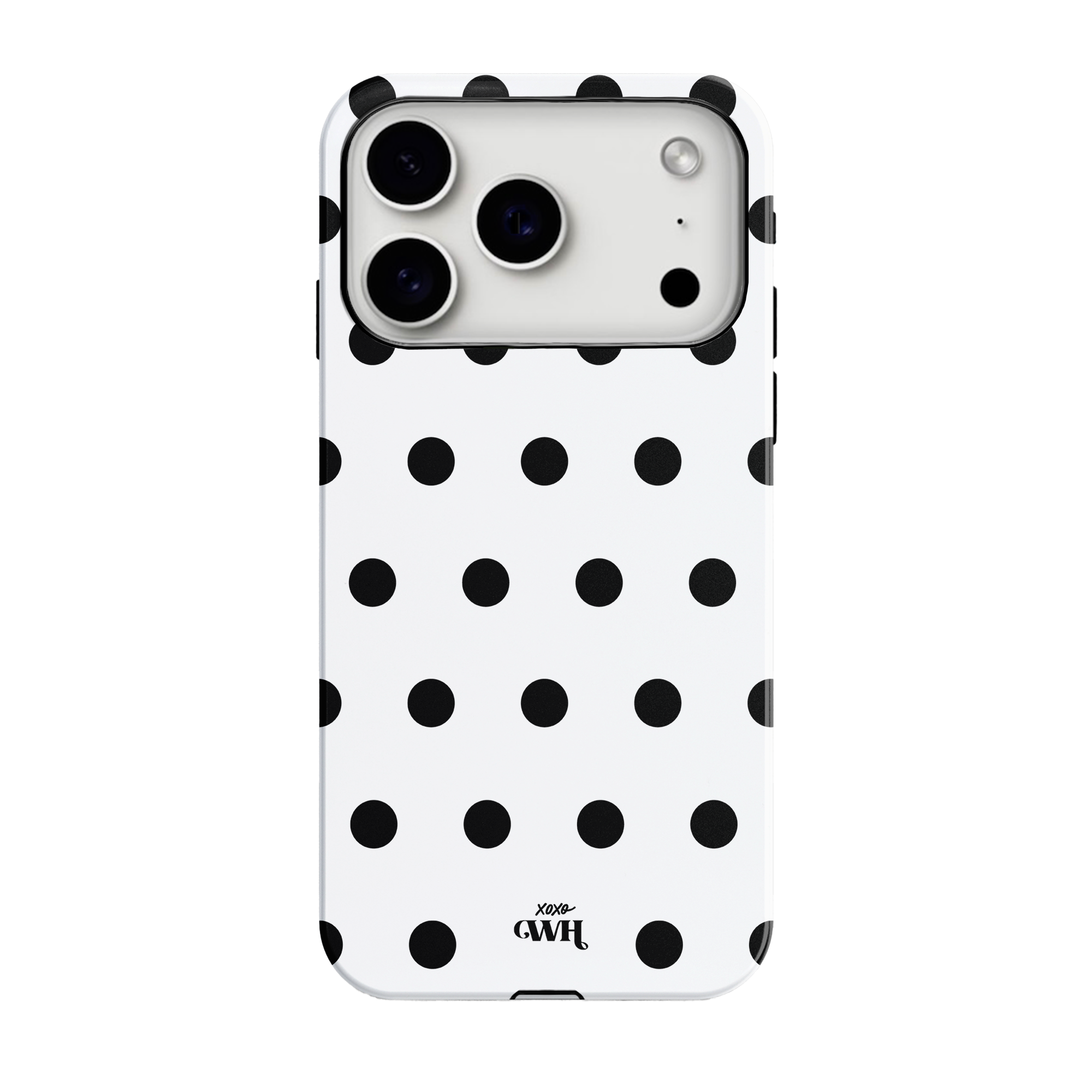 xoxo Wildhearts Polka Dots (White) - iPhone 17 Pro
