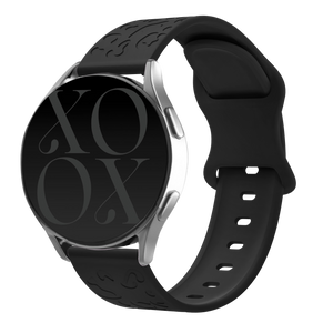 xoxo Wildhearts - Xiaomi Amazfit Bip / Bip S / Bip Lite / Bip Youth / Bip U / Bip U Pro / Bip 3 / Bip 3 Pro siliconen bandje Leopard Print - black