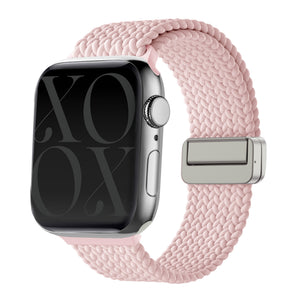 xoxo Wildhearts Apple Watch geweven nylon bandje (roze) - 38/40/41/42mm