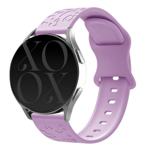 xoxo Wildhearts - Amazfit GTR 42mm siliconen bandje Leopard Print - lilac