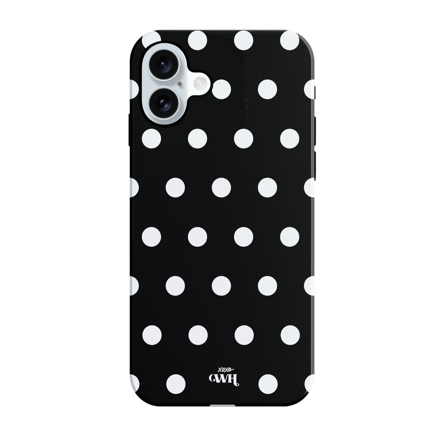 Polka Dots (Black) MagSafe - Double Layer - iPhone 16