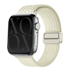 xoxo Wildhearts Apple Watch geweven nylon bandje (sterrenlicht) - 38/40/41/42mm