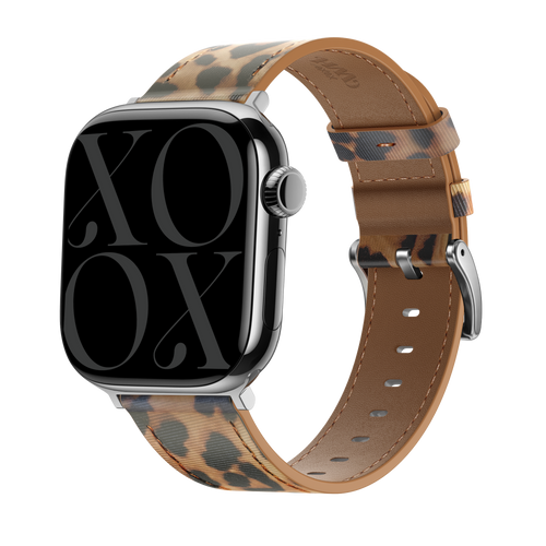 Apple Watch Lederarmband (leopard) - 38/40/41/42mm