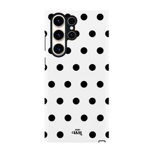 xoxo Wildhearts Polka Dots (White) - Samsung Galaxy S23 Ultra