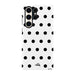 Polka Dots (White) - Samsung Galaxy S23 Ultra