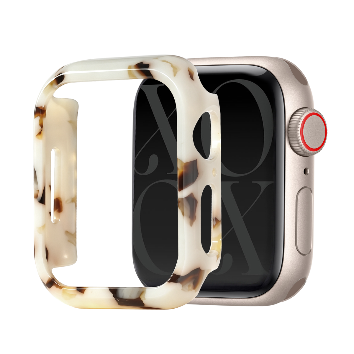 Apple Watch Case - White Leopard