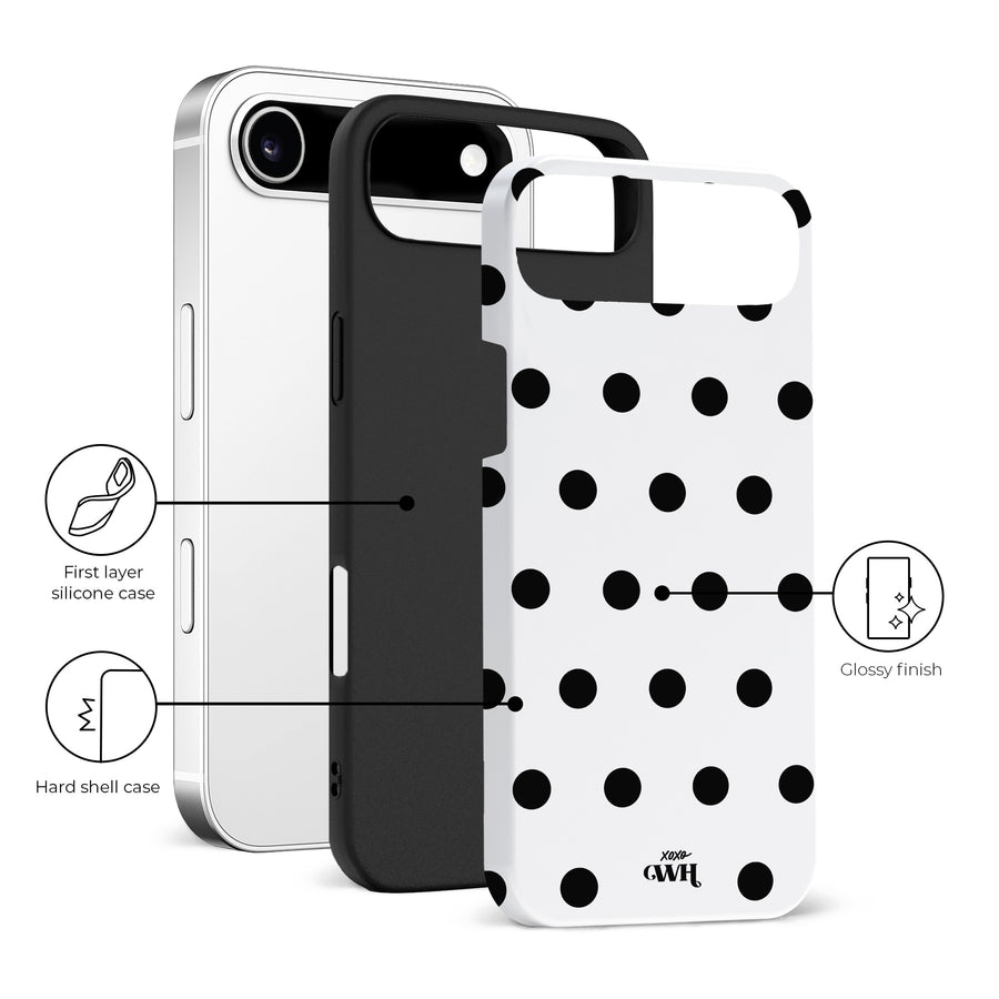 Polka Dots (White) - iPhone 17 Air