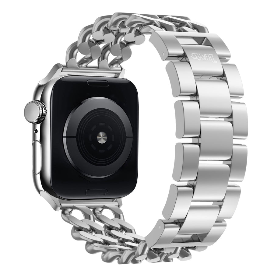 xoxo Wildhearts Apple Watch stalen bandje - Chain strap (silver) - 38/40/41/42mm