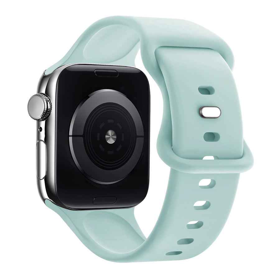 Apple Watch silicone strap mint