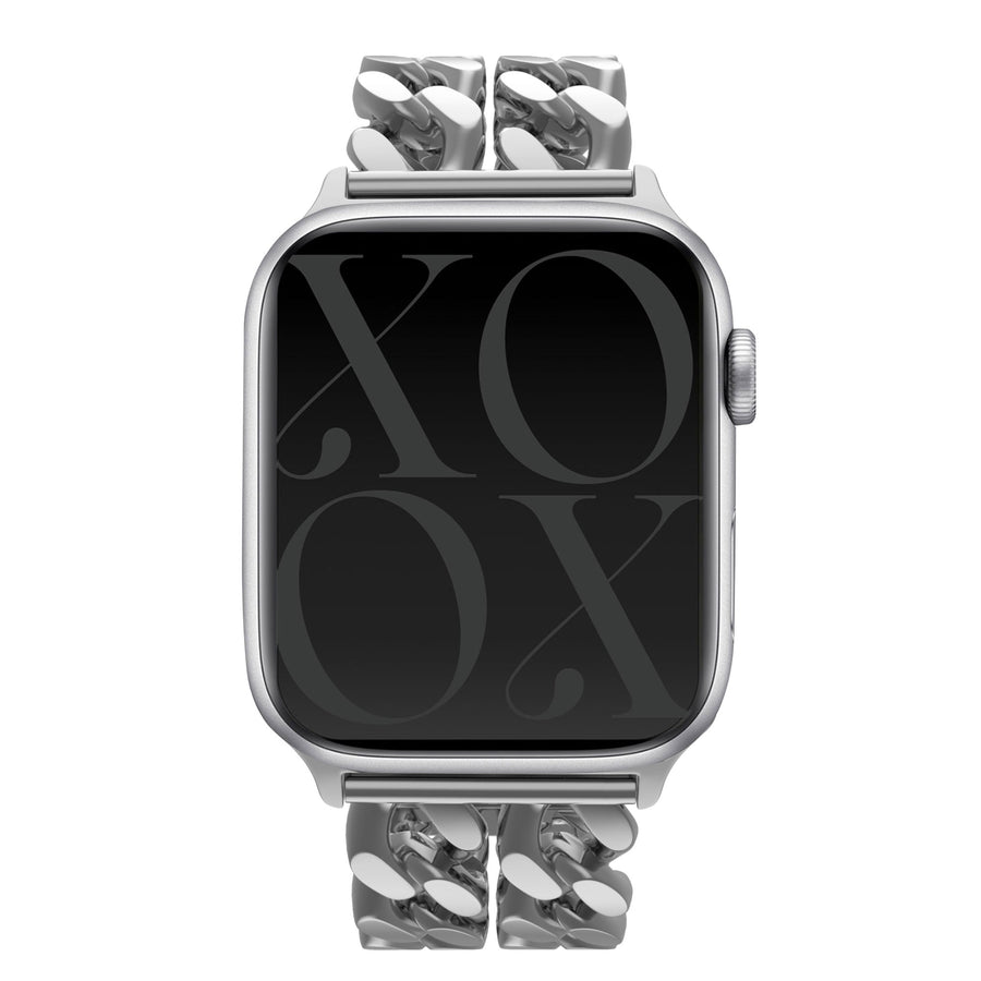 xoxo Wildhearts Apple Watch stalen bandje - Chain strap (silver) - 38/40/41/42mm