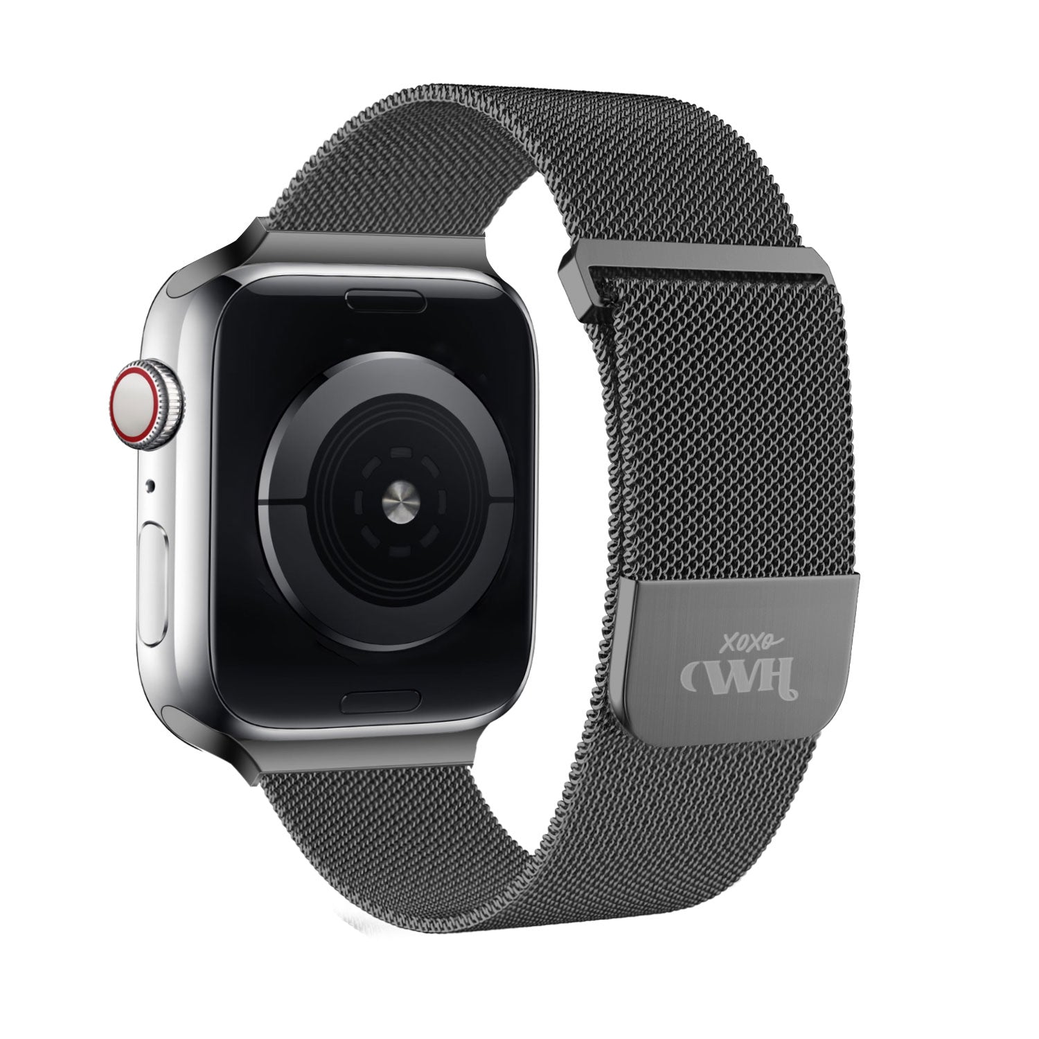 xoxo Wildhearts - xoxo Wildhearts Bundel Zwart - 2x Luxe band geschikt voor Apple Watch bandje - Series 1/2/3/4/5/6/7/8/9/10/SE - Maat: 38 mm / 40 mm / 41 mm / 42 mm - Milanese band en Siliconen band met Luipaard Patroon - iWatch bandje - Horlogeband - Zwart