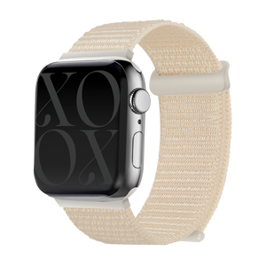 xoxo Wildhearts Apple Watch nylon bandje (beige)