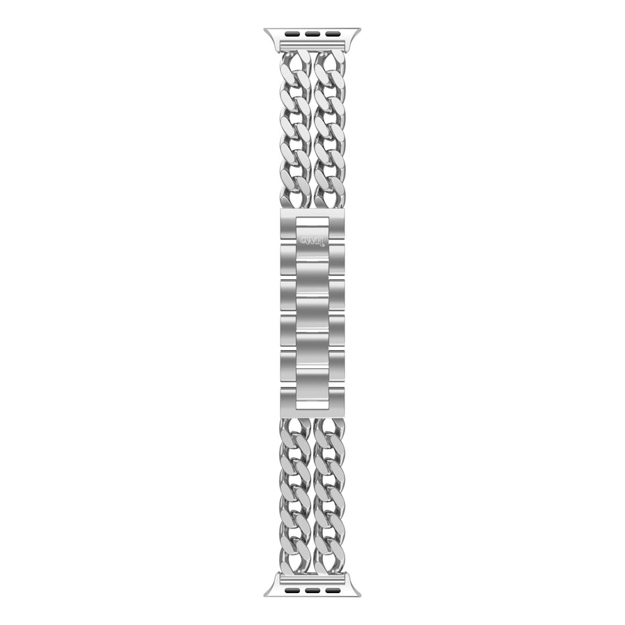 xoxo Wildhearts Apple Watch stalen bandje - Chain strap (silver) - 38/40/41/42mm