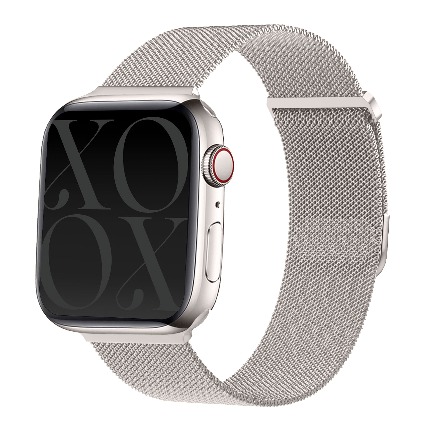 xoxo Wildhearts - Apple Watch Milanees bandje sterrenlicht