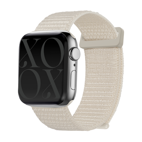 xoxo Wildhearts Apple Watch nylon bandje (sterrenlicht)