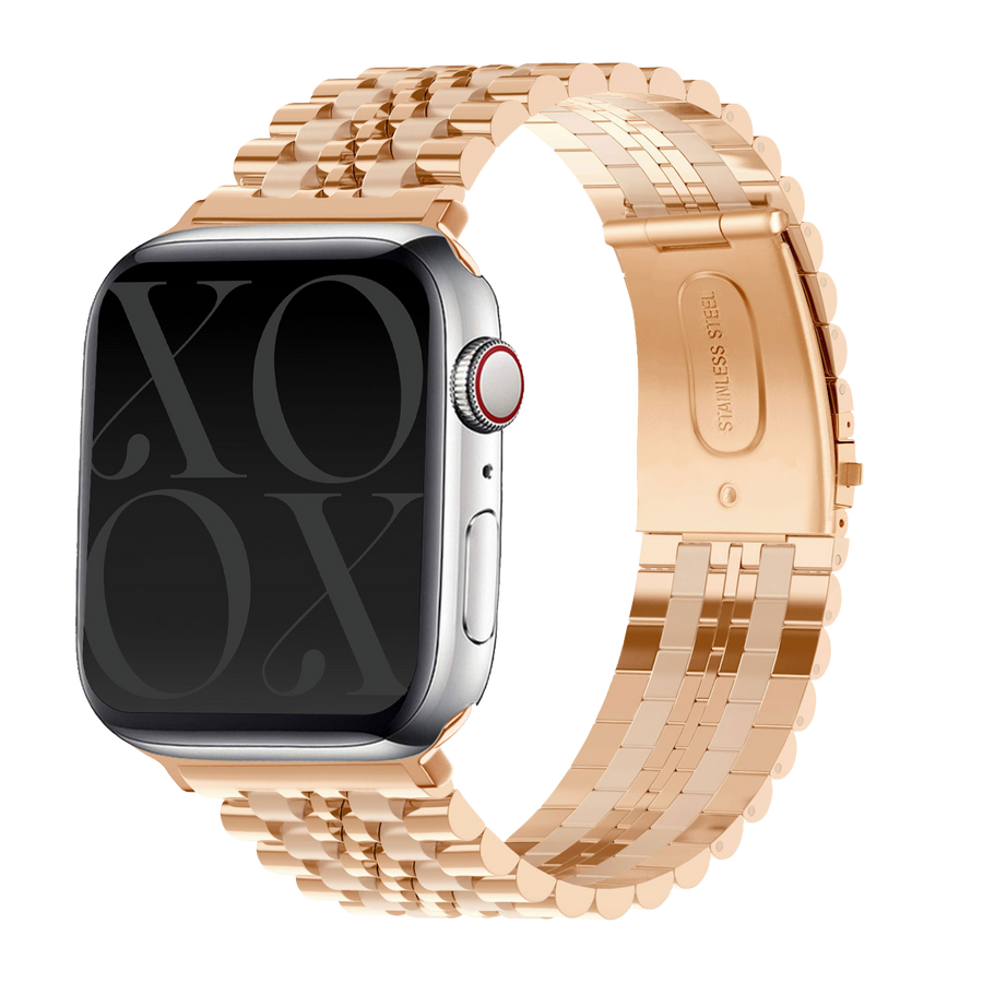 Bracelet acier Apple Watch or rose