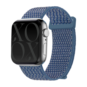 xoxo Wildhearts Apple Watch nylon bandje (blauw)