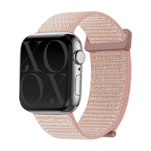 xoxo Wildhearts Apple Watch nylon bandje (roze)