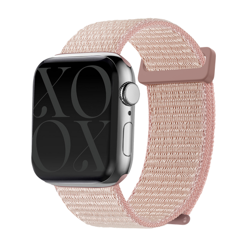 xoxo Wildhearts Apple Watch nylon bandje (roze)
