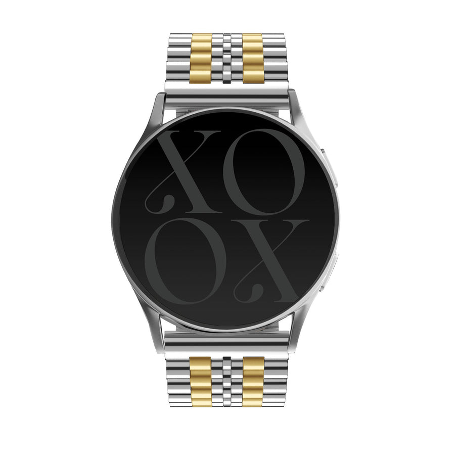 xoxo Wildhearts - Samsung Galaxy Watch Active (39mm) stalen bandje (zilver/goud)