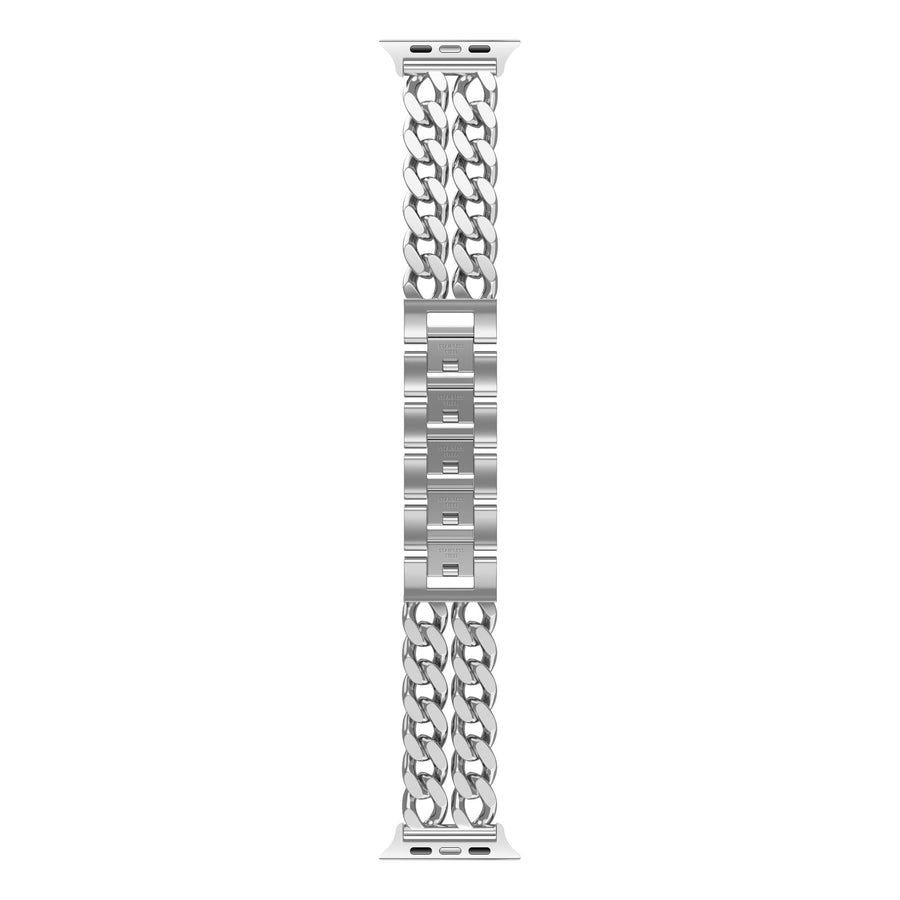 xoxo Wildhearts Apple Watch stalen bandje - Chain strap (silver) - 38/40/41/42mm