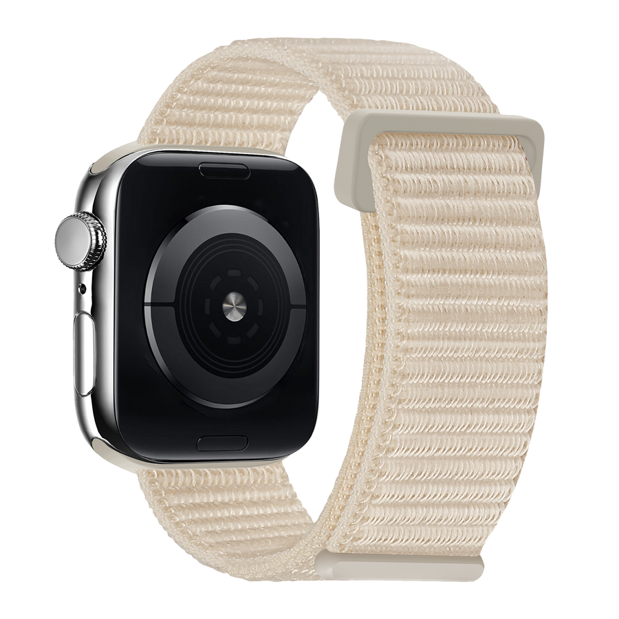 Apple Watch nylon strap starlight